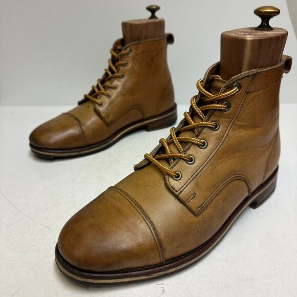 NEW HEELS Rancourt & Co. x Helm Hollis Boot Natural Made in Maine USA 9.5 D main image 9